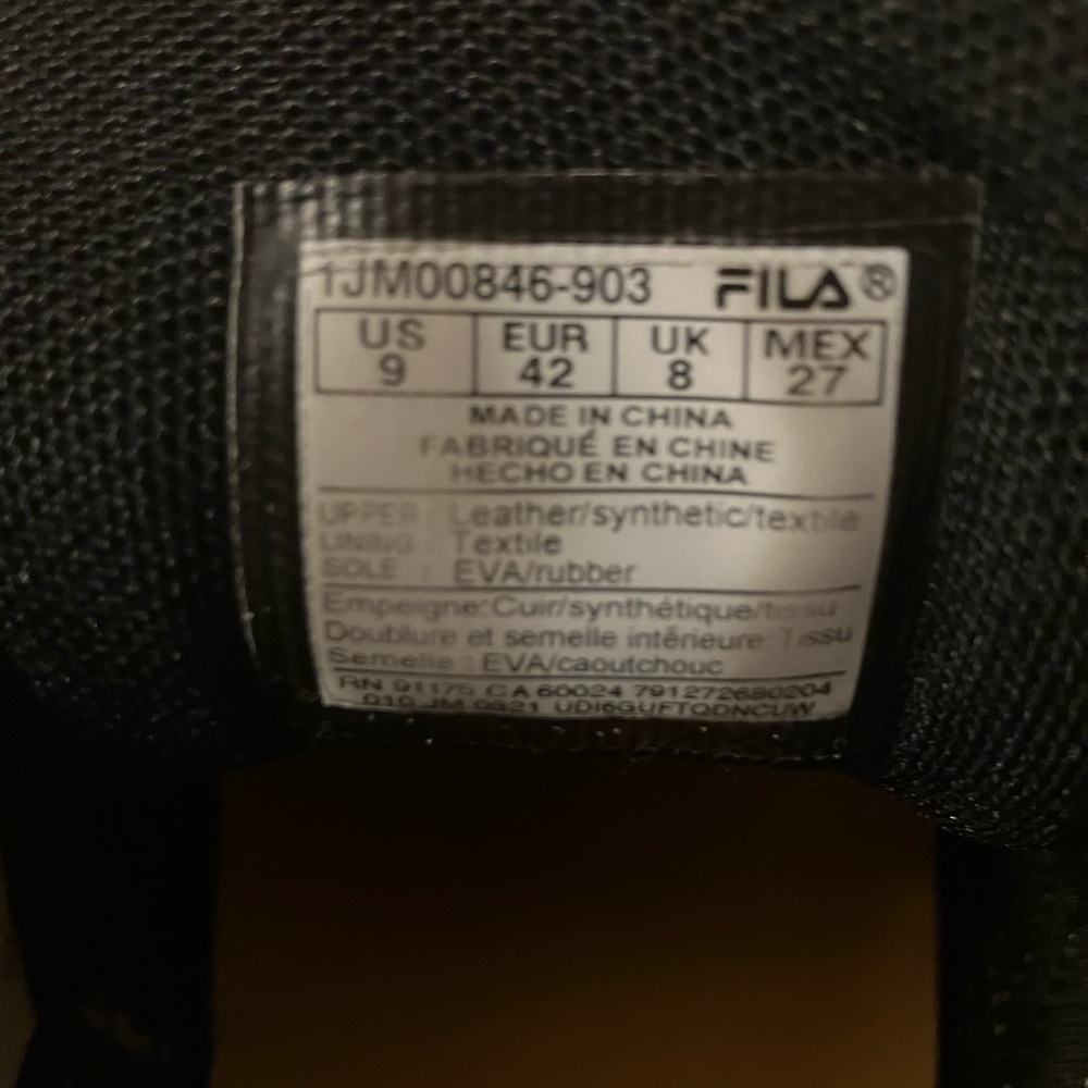 Fila Mens Travail 2 Brown trail running shoes - Picture 9 of 9